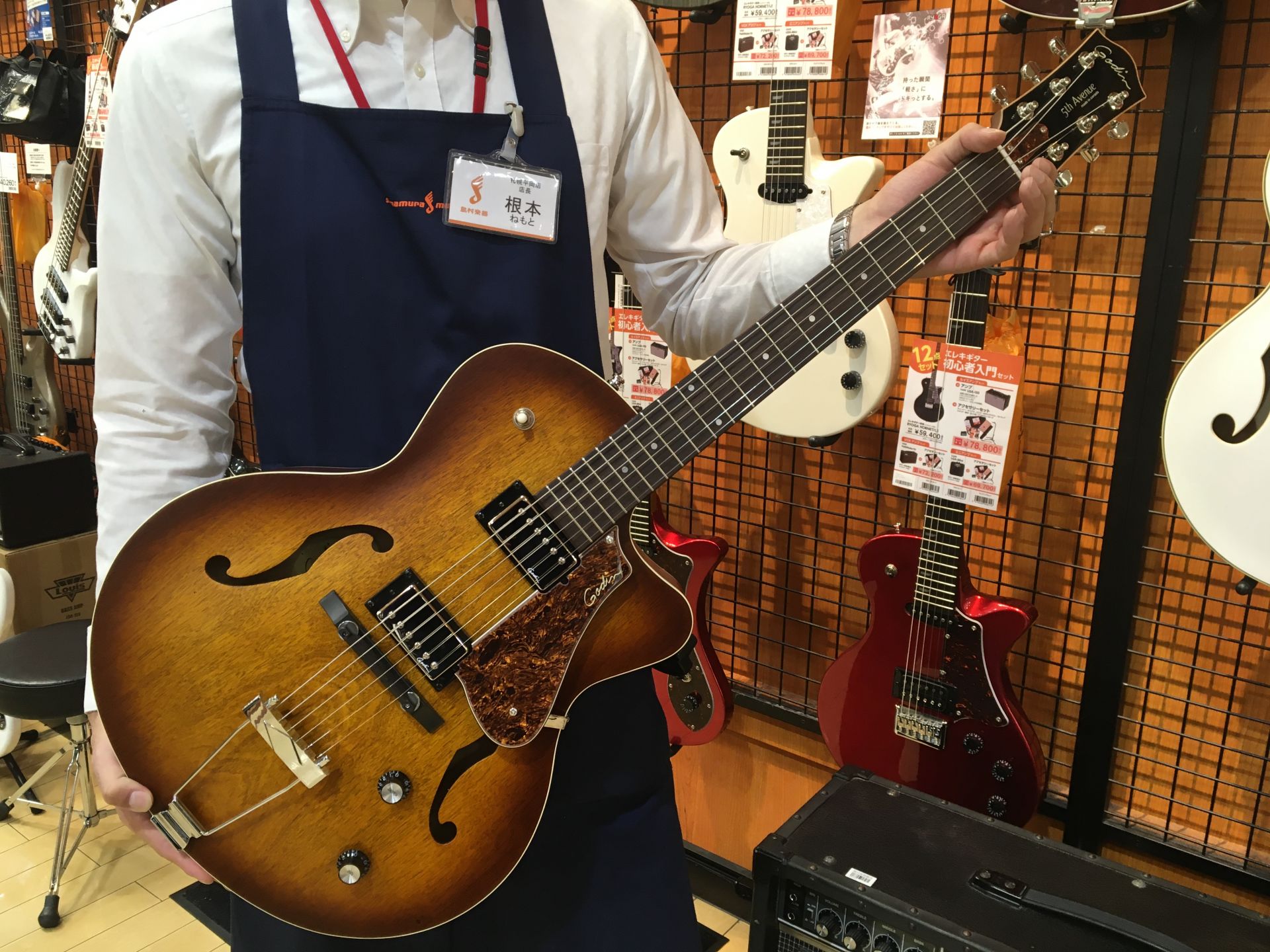 *新規入荷！Godin Kingpinll HB ゴダンオリジナルの2×ハムバッキングピックアップであらゆるジャンルの音楽にオススメです。 |*メーカー|Godin| |*品番|Kingpinll HB| |*カラー|CB| |*販売価格|[!159,500(税込)!]| |*メーカー公式HP|[h […]