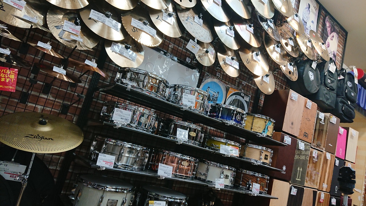 【担当者オススメ】当店展示スネアドラムお買い得品のご紹介！