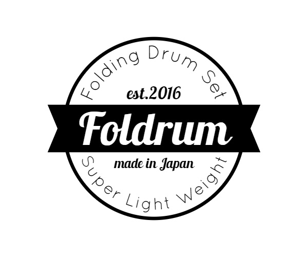 【折り畳める超軽量ドラムセット】Foldrum試奏出来ます！