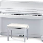 KAWAI K-114SX　待望の白いピアノ、入荷しました！