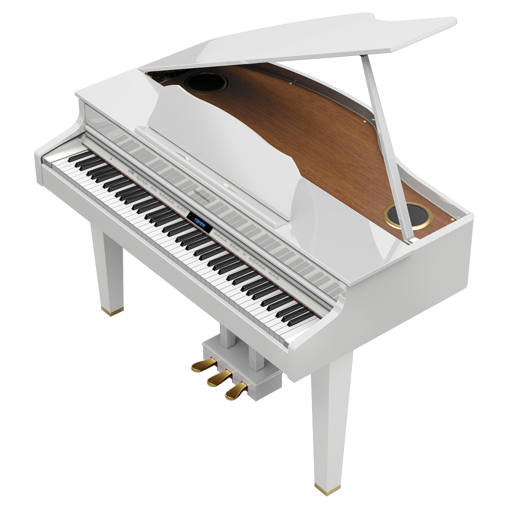 電子ピアノGP607-PWS（白塗鏡面艶出し塗装）	