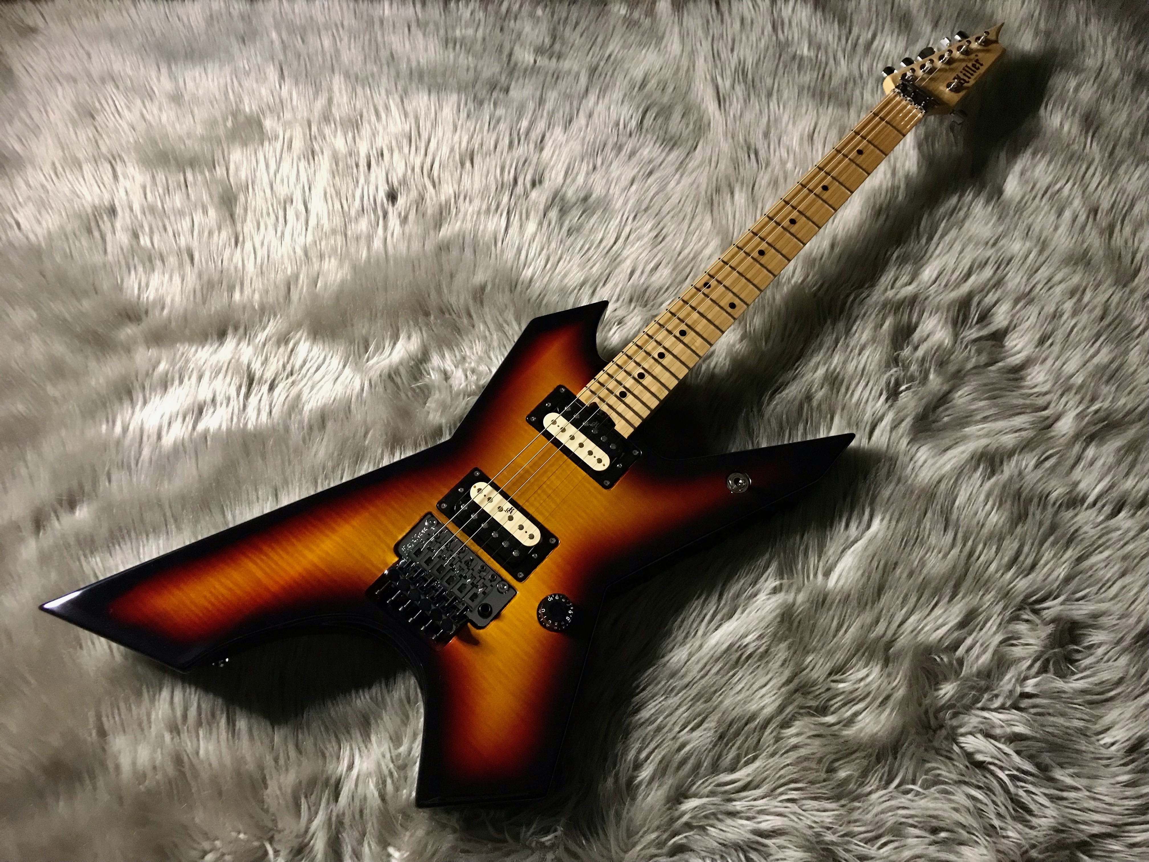 エレキギターKG-Exploder II Flame Top(3TS)