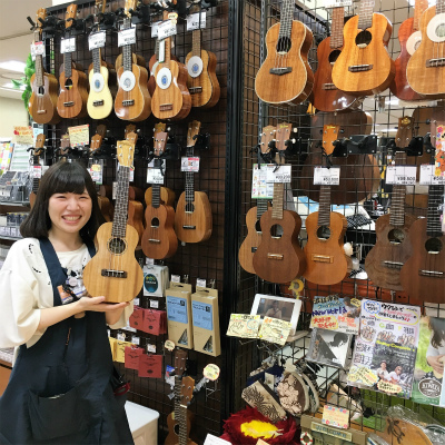 ウクレレ選びは札幌ステラプレイス店へ！