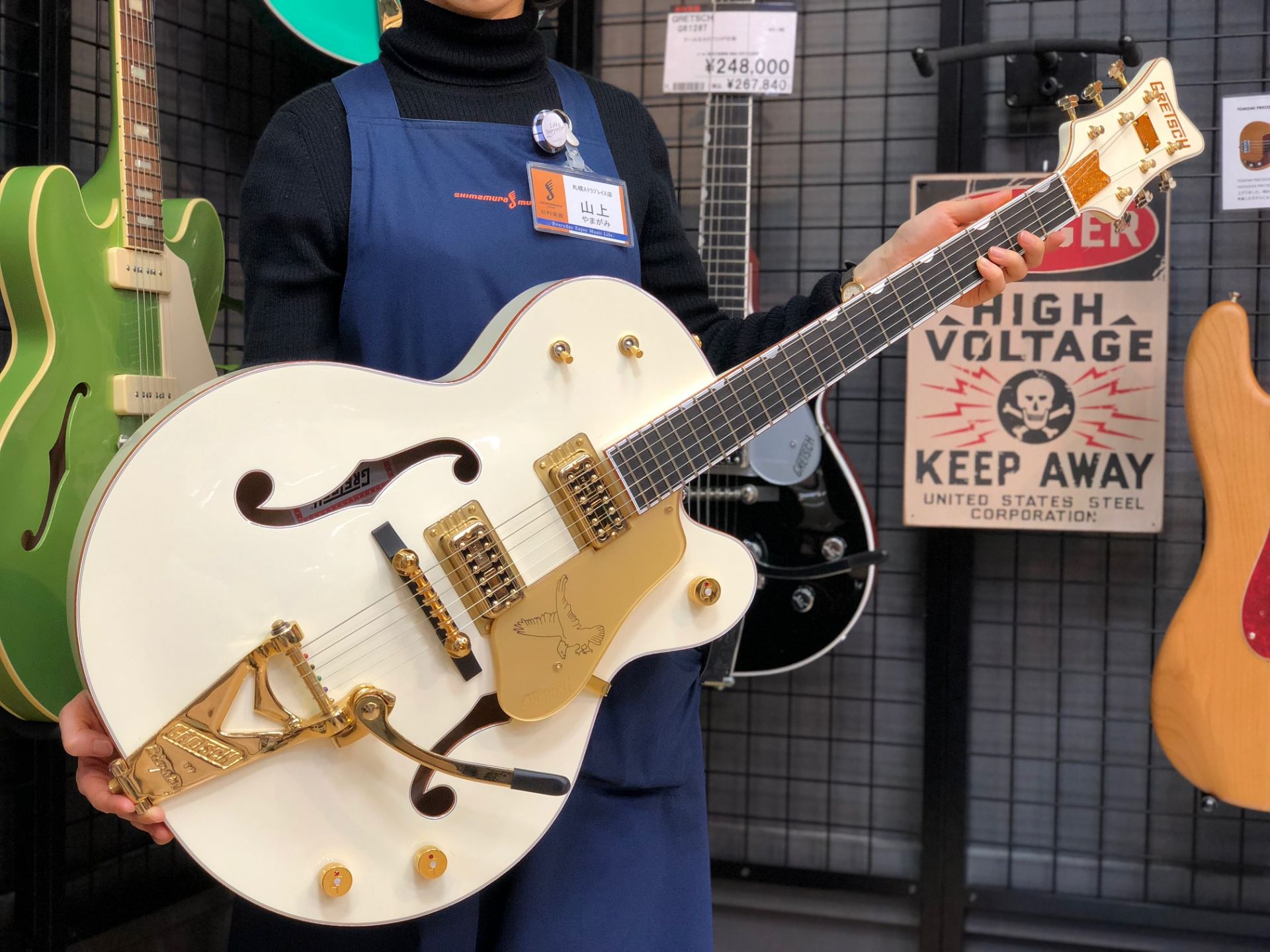 【新着入荷情報】GRETSCH ホワイトファルコン 入荷しました。