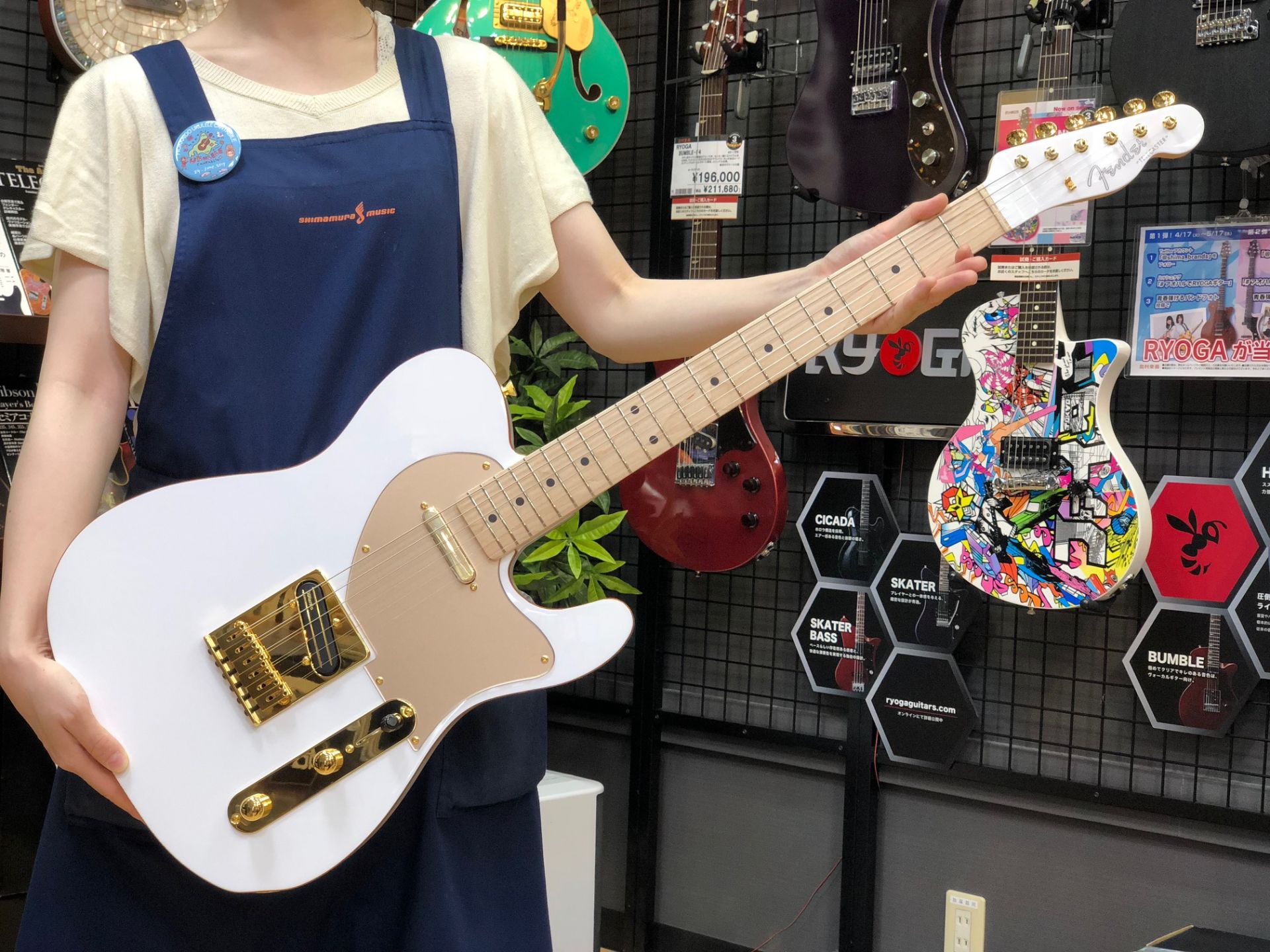 **担当者より フェンダーからは女性アーティスト初となるシグネチャーモデル HARUNA TELECASTER DARK SILVER SPARKLE "Skullsilver” が入荷しました！]]ホワイトカラーにゴールドパーツが映えるセンス溢れるデザインです。ピックアップはDimarzioを搭載 […]