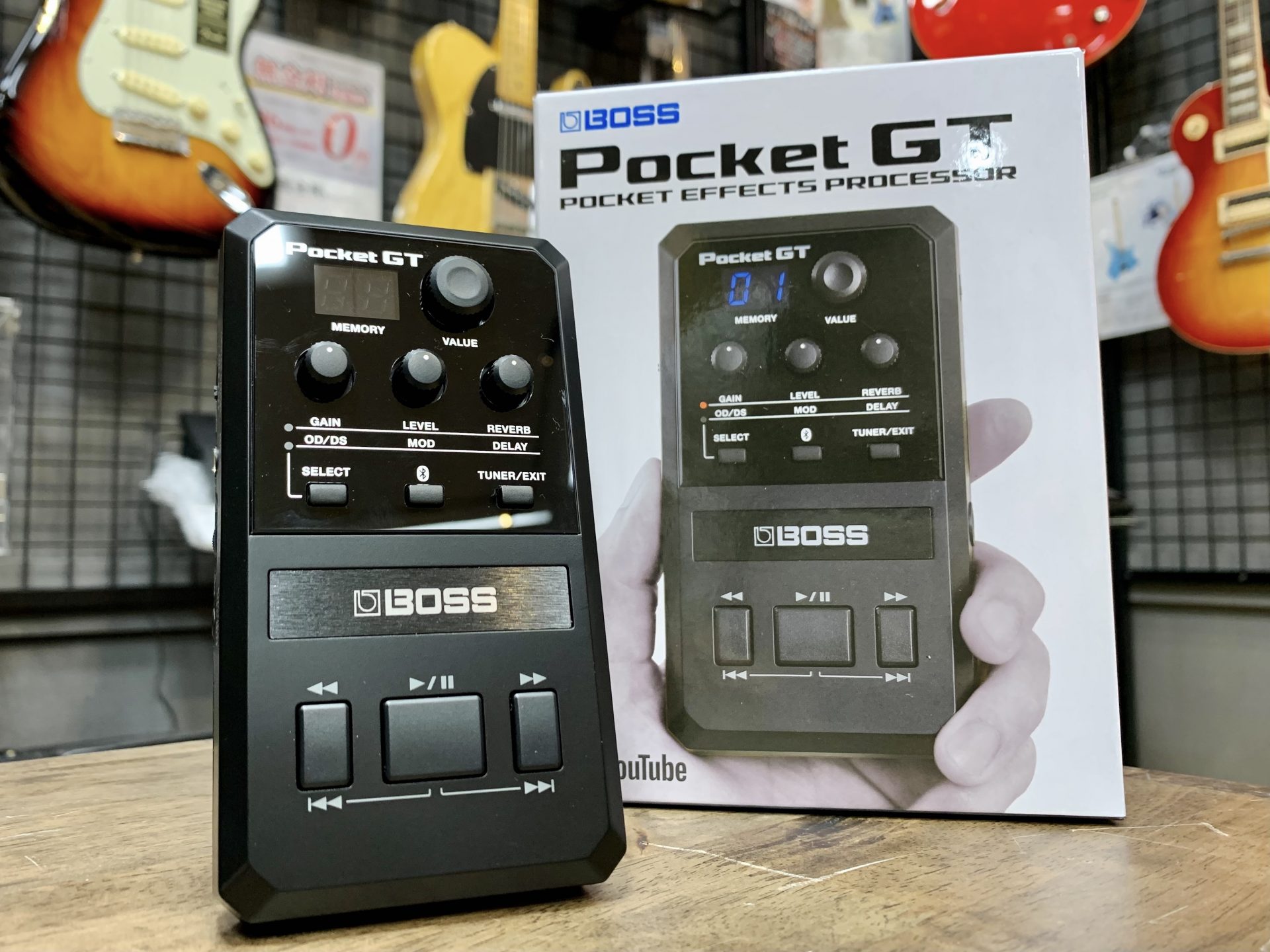 *BOSSの新製品POCKET-GTが入荷しました！ Pocket GTは、日々の練習やジャム・セッションをより一層楽しくする画期的なツールです。このポケット・サイズのアンプ／エフェクト・プロセッサーは、YouTube動画にあわせてBOSSの高品位なギター・トーンで演奏することができ、あなたのスマー […]