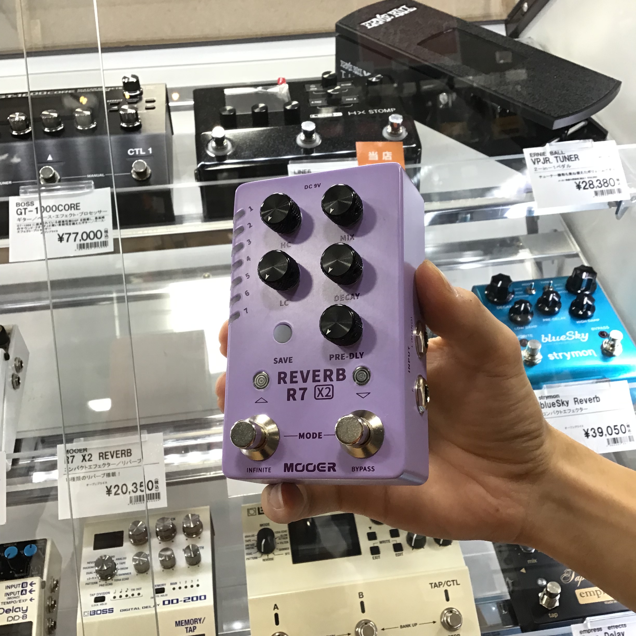 Mooer「R7 X2 Reverb」入荷しました！