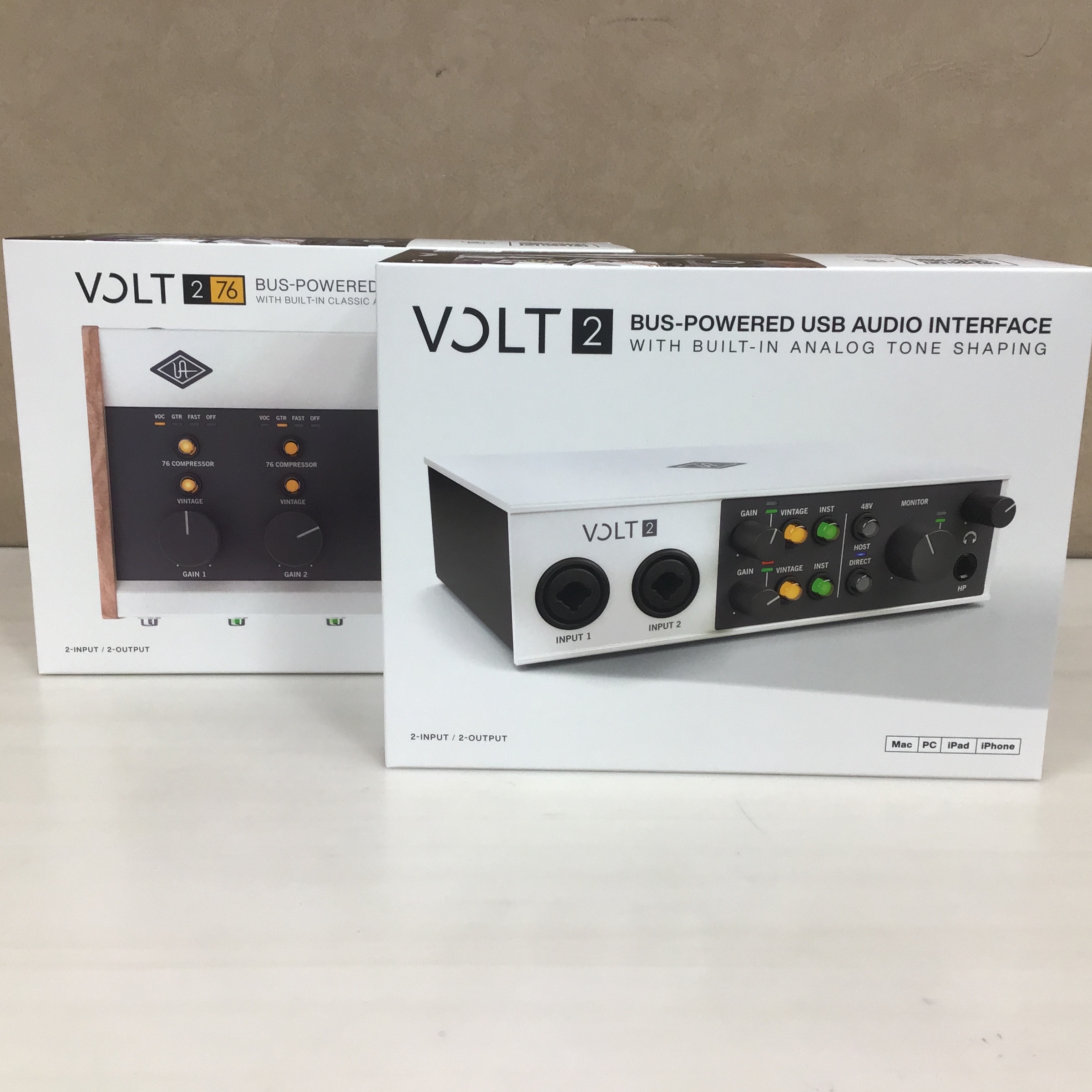 【新製品インターフェース】Universal Audio/VOLT2とVOLT 276入荷しました！！