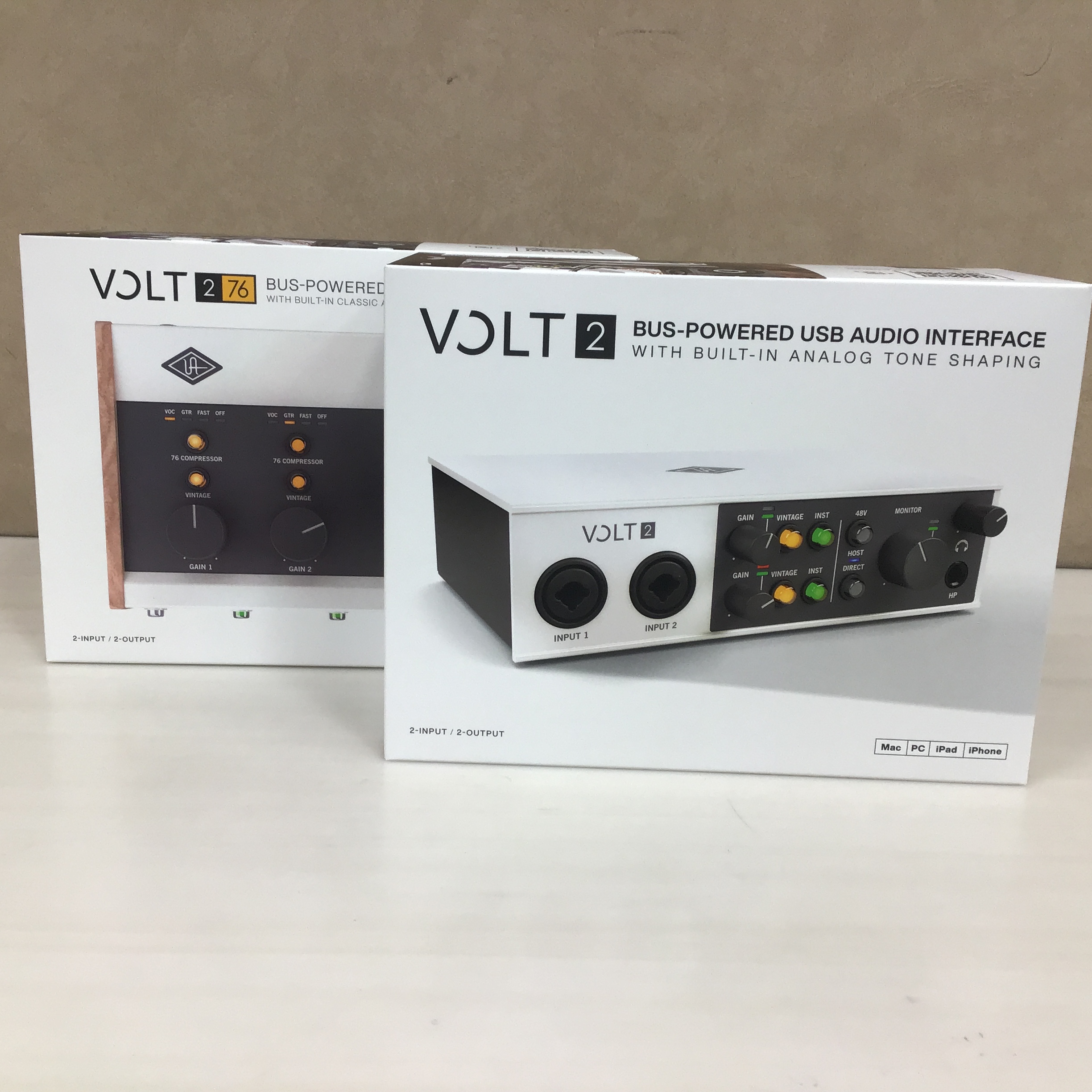 新製品インターフェース】Universal Audio/VOLT2とVOLT 276入荷しま 
