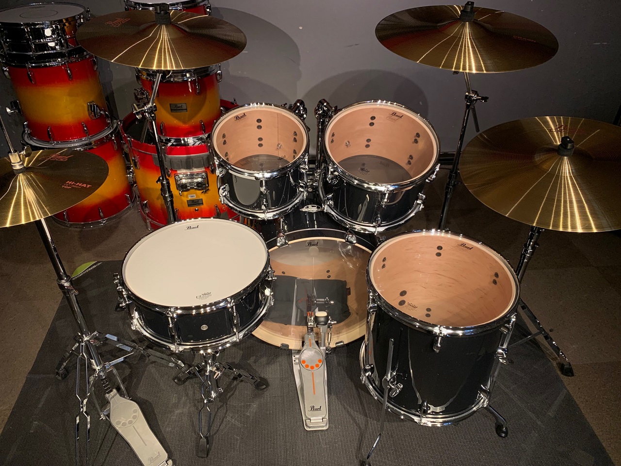 贅沢品 ドラムセット用バッグセット 5ピース フュージョンセット ドラムバッグ ドラムケース ドラムセット用ケース Gp Fusion16 バスドラム タム フロアタム スネア Fucoa Cl