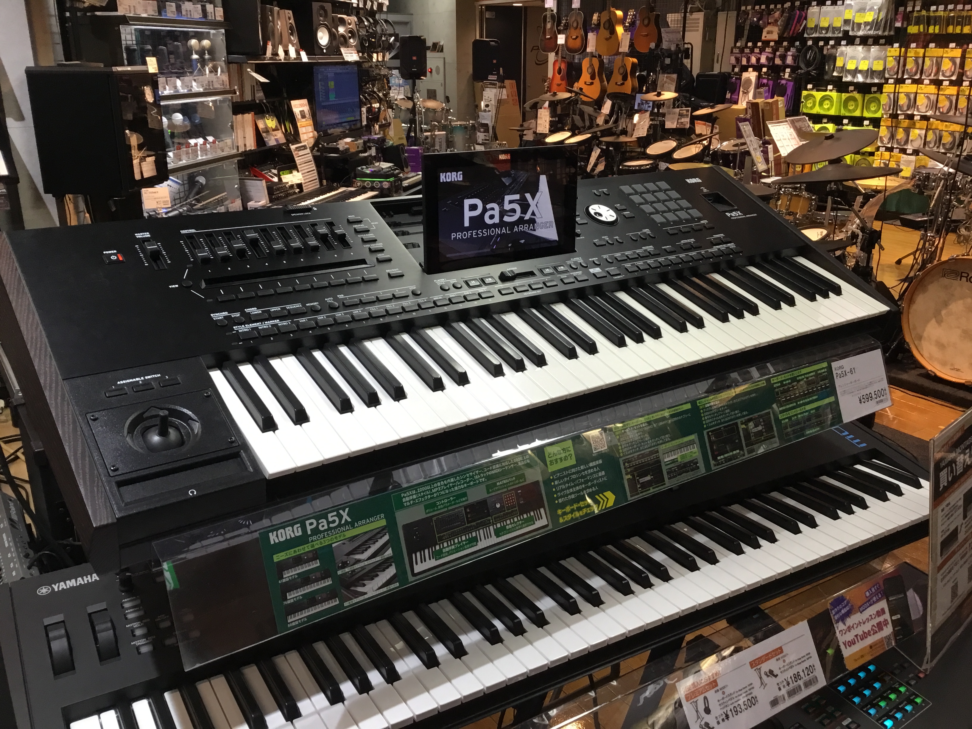 コルグの最新フラッグシップ・プロフェッショナル・アレンジャーキーボードを店頭にてお試し頂けます！ 音良し！操作性良し！是非、試しにご来店くださいませ！