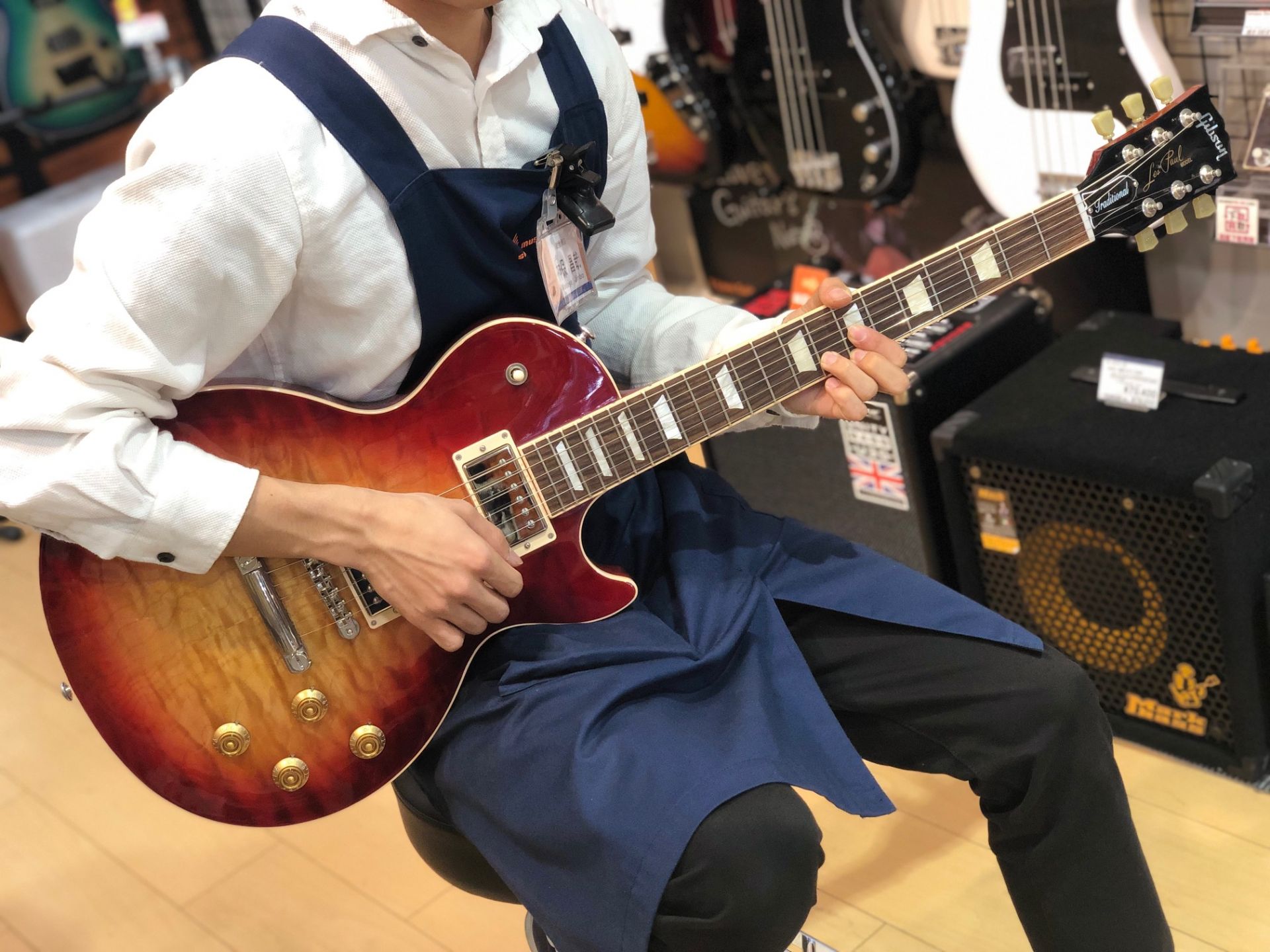 【エレキギター】Gibson/LP Trad 2017 Quilt あります！