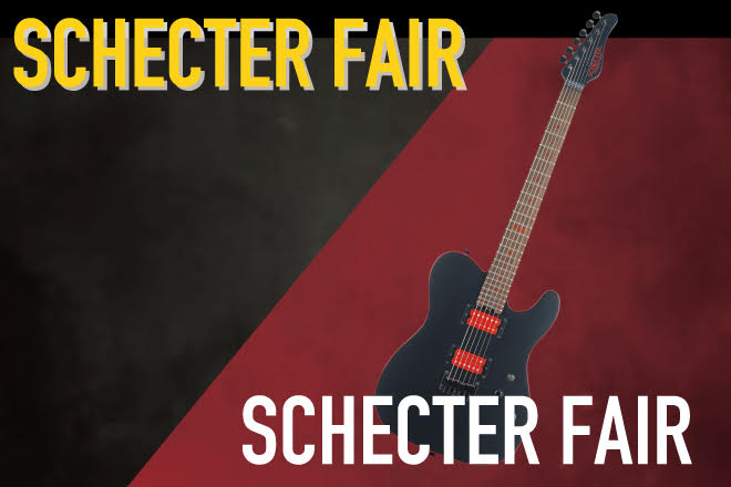 【エレキギター】SCHECTERエレキギターフェアを開催しました！