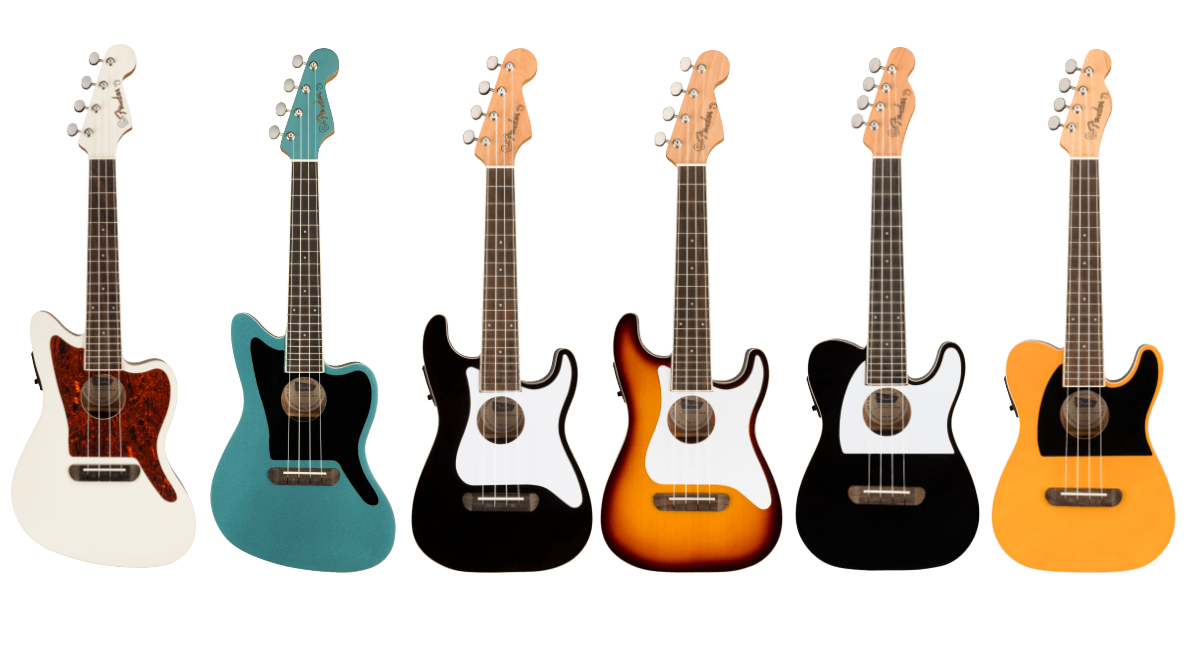 【ウクレレ】Fender (フェンダー) ギターの形をしたウクレレ発売！