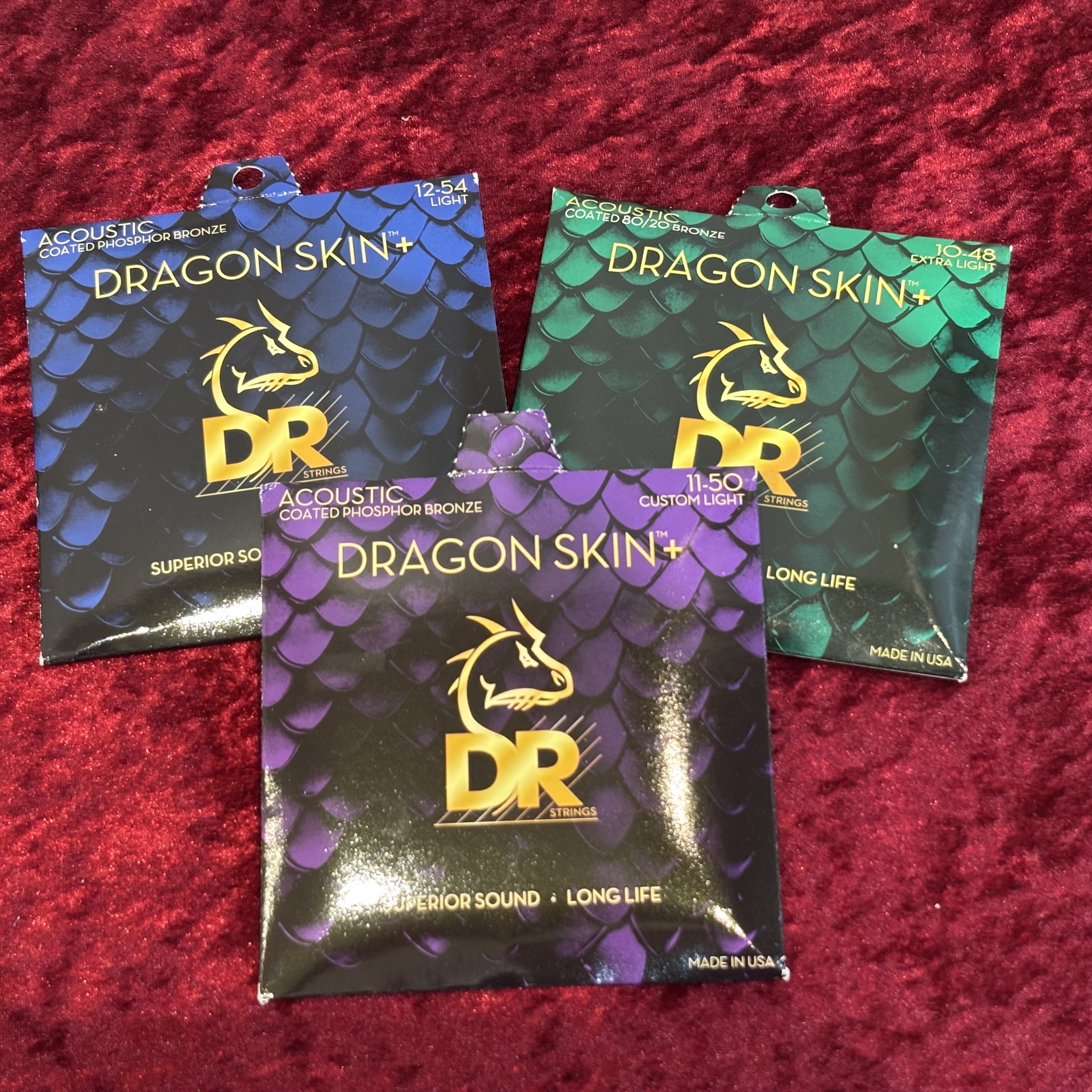 DRAGONSKIN+アコースティックギター用コーティング弦