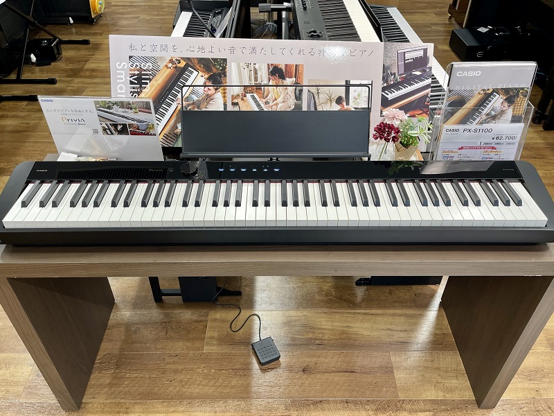 電子ピアノ】新商品！CASIO PX-S1100発売！聖蹟桜ヶ丘店に展示開始！ご 
