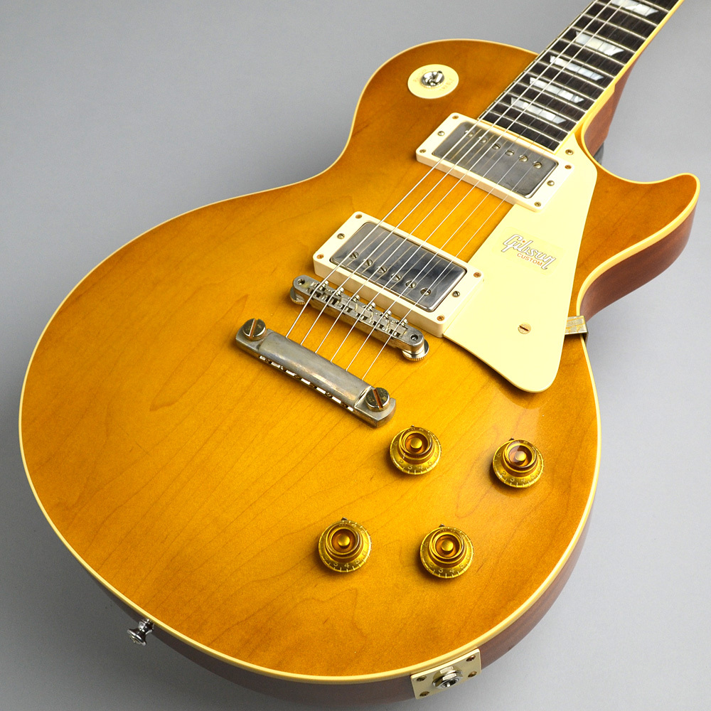 Limited Run 1958 Les Paul Model Hard Rock Maple VOS Dirty Lemon - Gibson Custom Shop