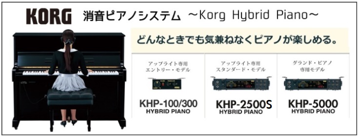 *後付けできるKORG（コルグ）ピアノ消音ユニット紹介。店頭で「KHP300」・「KHP2500S」お試し頂けます！ お使いのアコースティックピアノに取り付けるだけで、繊細なタッチはそのまま、ボリューム調節もOK。]]そして新しいピアノの楽しみ方も。あなたのピアノが、いつでも楽しく弾けるピアノに生ま […]