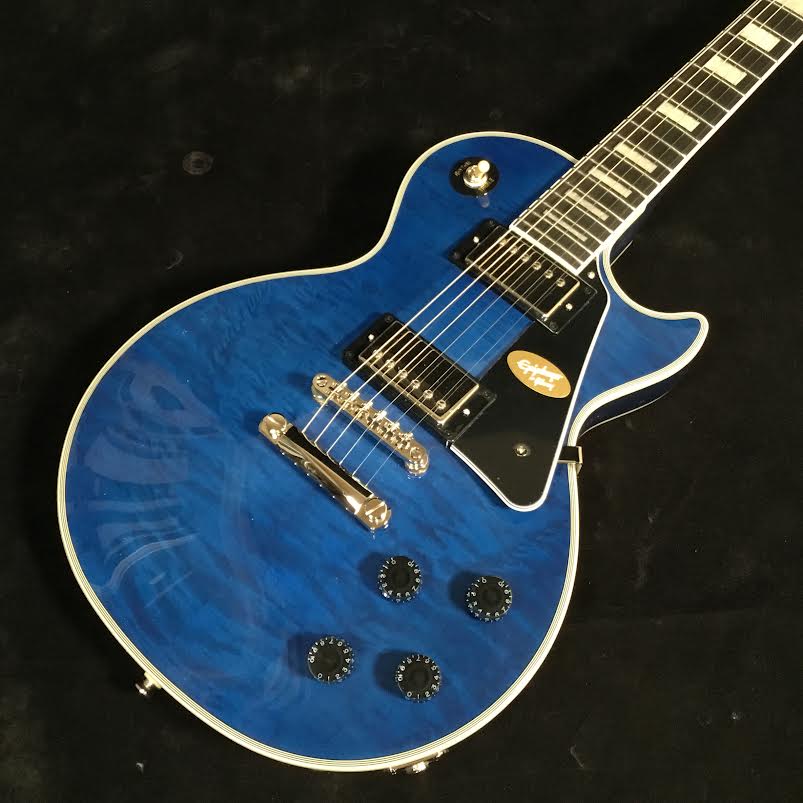 EpiphoneLes Paul Custom Quilt Viper Blue