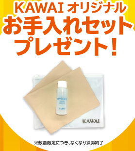 カワイお手入れセットプレゼント♪