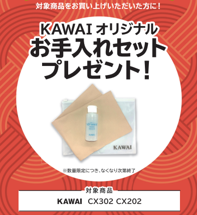 カワイお手入れセットプレゼント♪