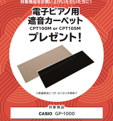 遮音カーペットプレゼント♪