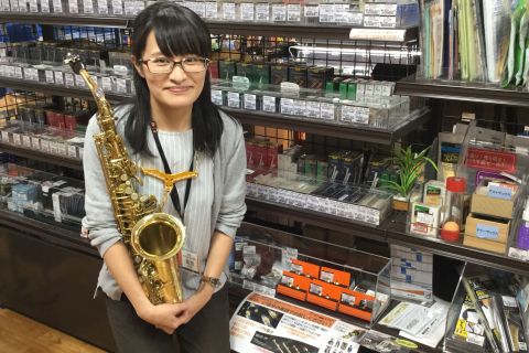スタッフ写真 サックスインストラクター 葛西