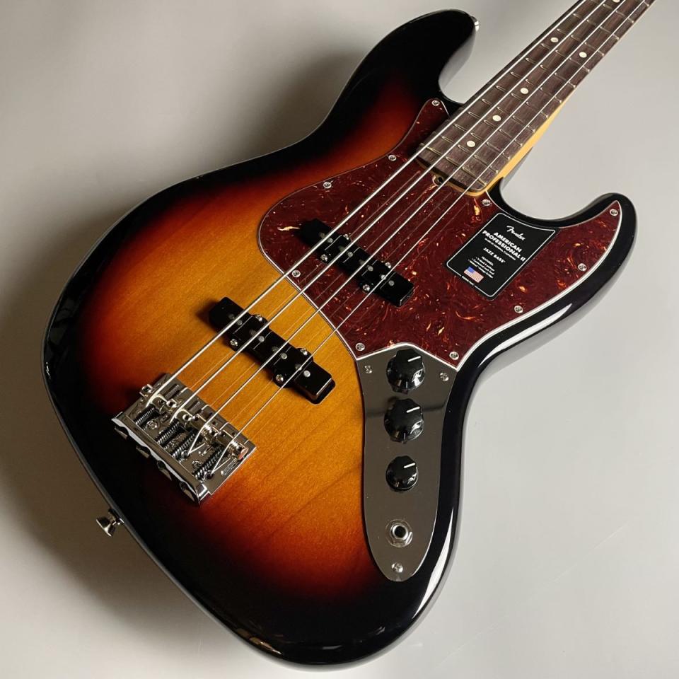 Fender American Professional II Jazz Bass Rosewood Fingerboard 3-Color Sunburst 