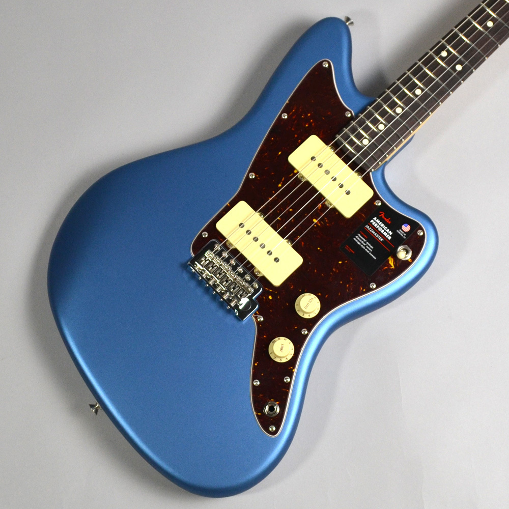 FenderAmerican Performer Jazzmaster Rosewood Fingerboard Satin Lake Placid Blue