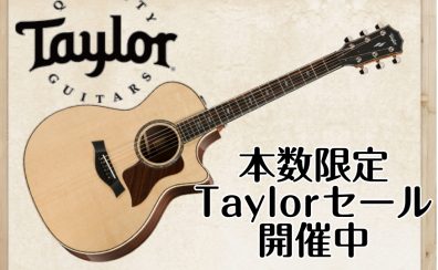 Taylorギタークリアランスセール開催中！
