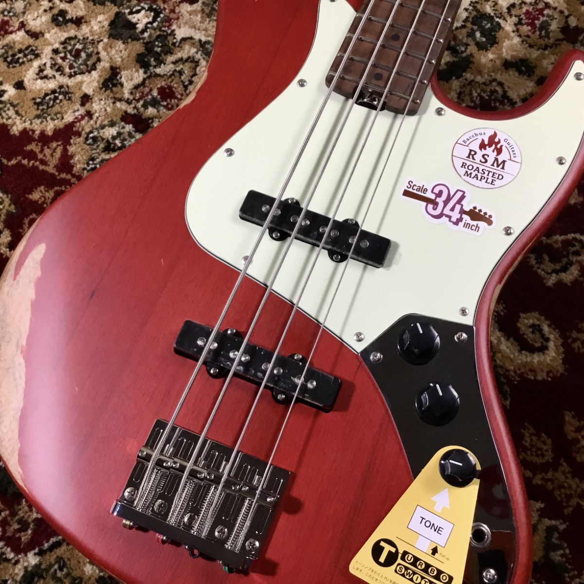 5弦ベースBacchus:WL4-AGED/RSM