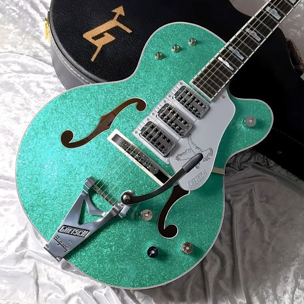 GRETSCH G6136T KENNY FALCON II WITH STRING-THRU BIGSBY Early Summer Green Sparkle 横山健<br />
￥475,200(税込)