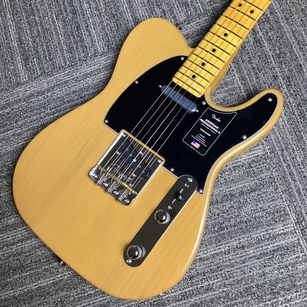 Fender：American Professional II Telecaster Butterscotch Blonde<br />
店頭ラインナップ変更に伴い、特別な価格でご案内<br />
通常価格￥291,500(税込)→セール価格￥276,925(税込)