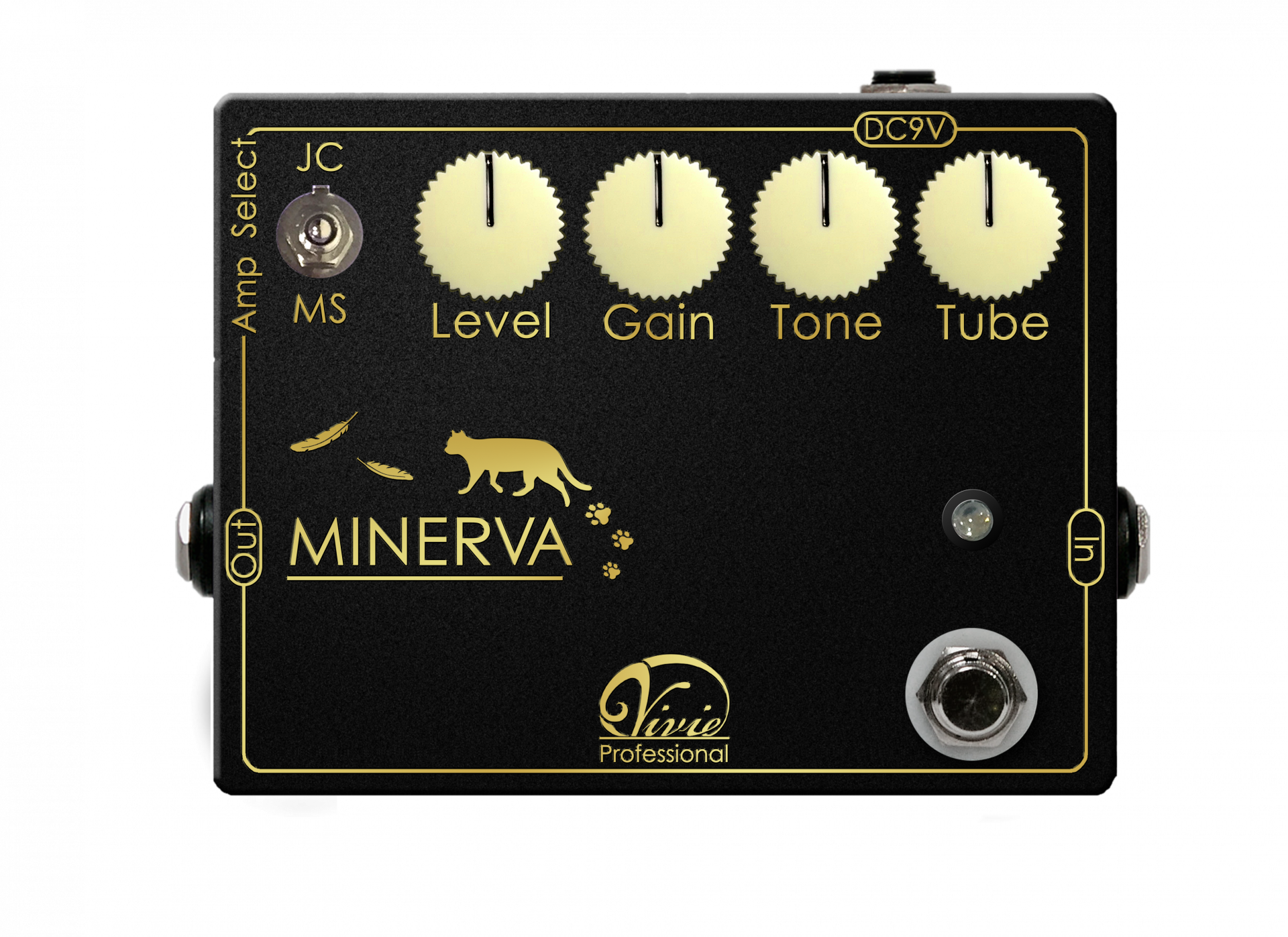 【エフェクター】チューブ感溢れるオーバードライブvivie「MINERVA」展開中！