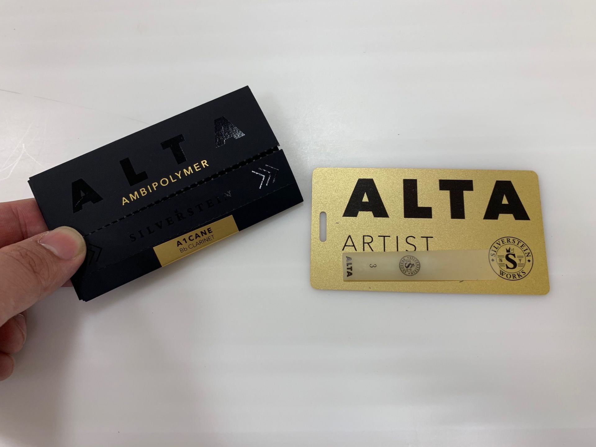 木管楽器樹脂リード「ALTA　アンビポリリード」が入荷！！試奏可能です！！