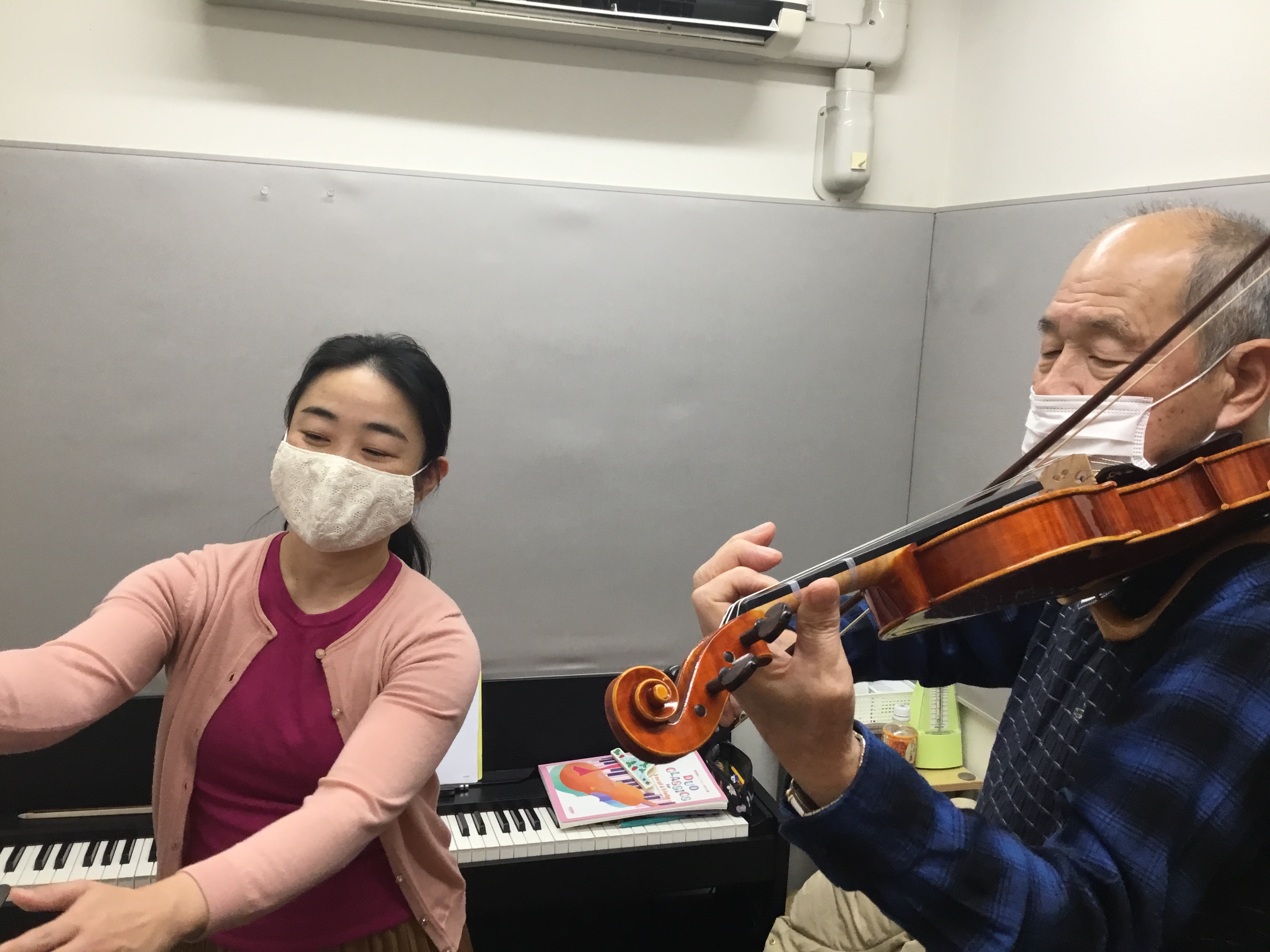 【音楽教室】生徒様の声　バイオリン　国枝先生