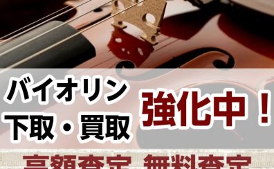 【弦楽器中古ページ】泉南・和歌山 バイオリン他弦楽器買取強化中！