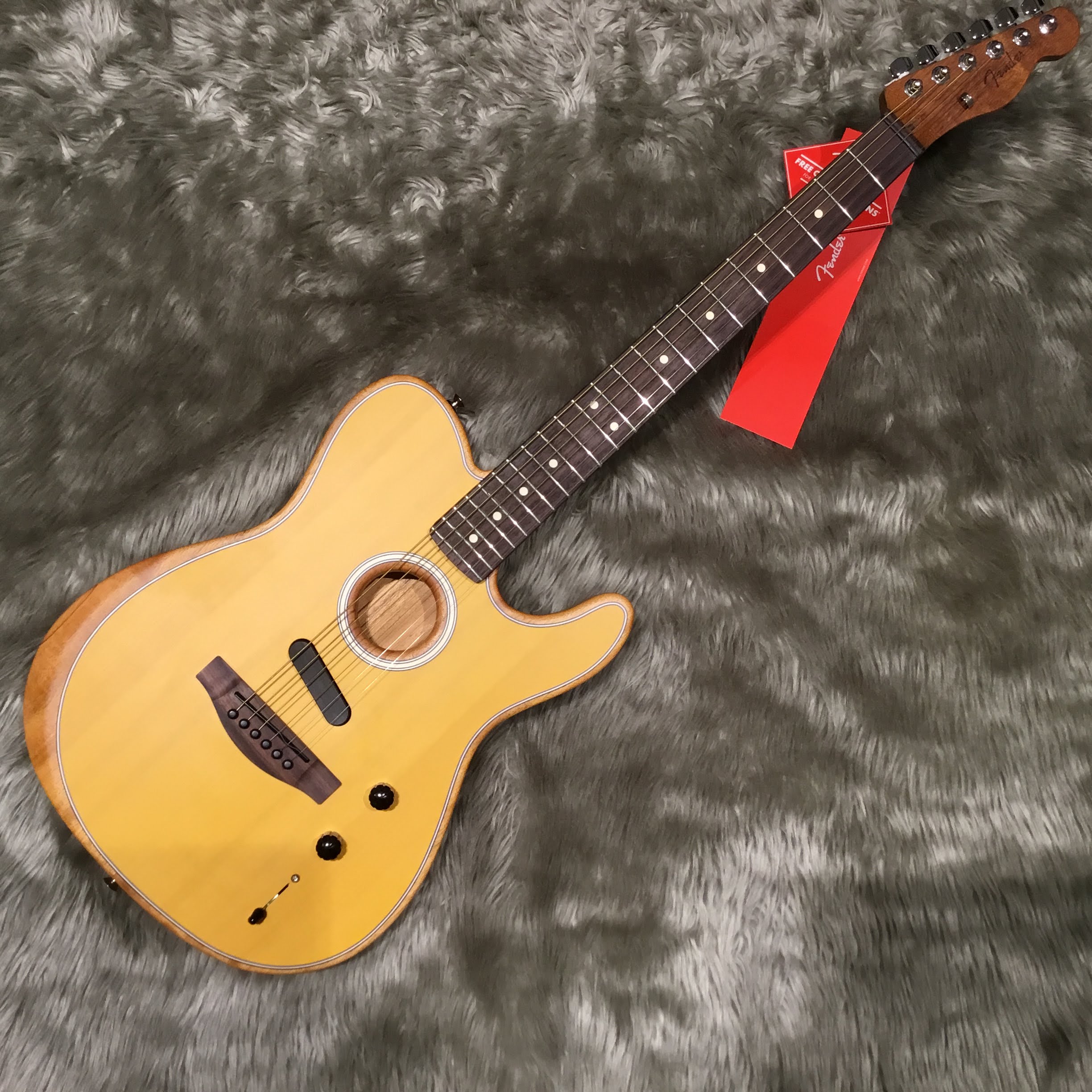 FenderACOUSTASONIC PLAYER TELECASTER BTB Butterscotch Blonde