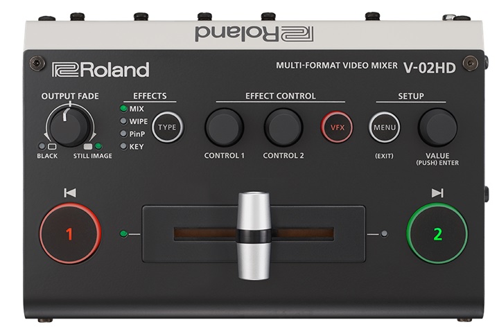 Roland(ローランド) 新製品 モバイル利用できるビデオミキサー V-02HD登場！