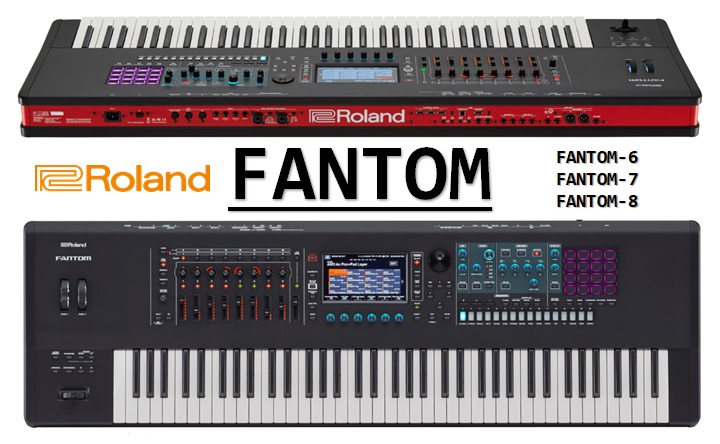 【Roland FANTOM】ライブパフォーマンス、楽曲制作、外部コントロールのバランスに優れた新世代シンセサイザー【全機種展示中】