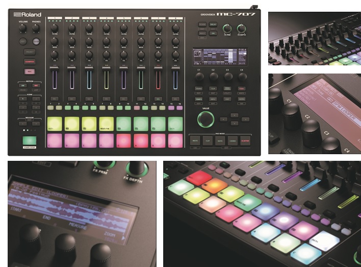 【MC-707】エレクトロニック・ミュージックの制作に必要な機能を1台に凝縮したオールインワンGROOVEBOX