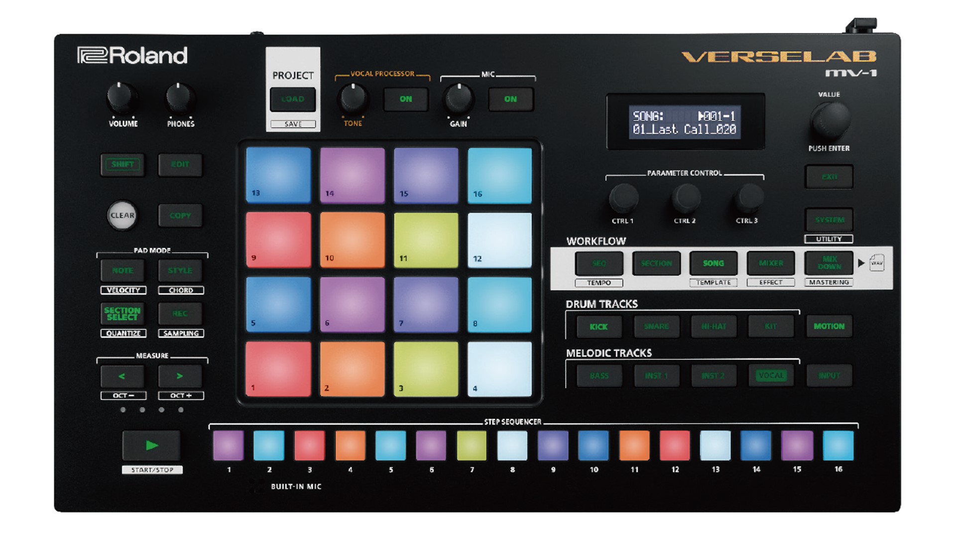 【Roland AIRA新製品 VERSELAB MV-1】スピーディーな楽曲制作実現するオールインワン・プロダクション