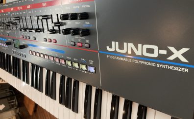 【レビュー】新製品Roland JUNO-X 早速触ってみました！