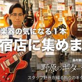 【緊急告知】別室 野原のギター部屋”島村楽器の気になる1本 新宿店に集めます”