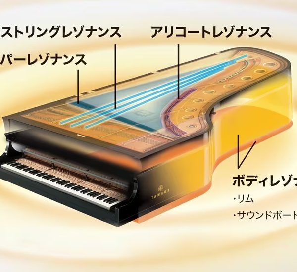 グランドピアノ全体から生まれる多彩な響きを再現する<br />
「バーチャル・レゾナンス・モデリング（VRM）」