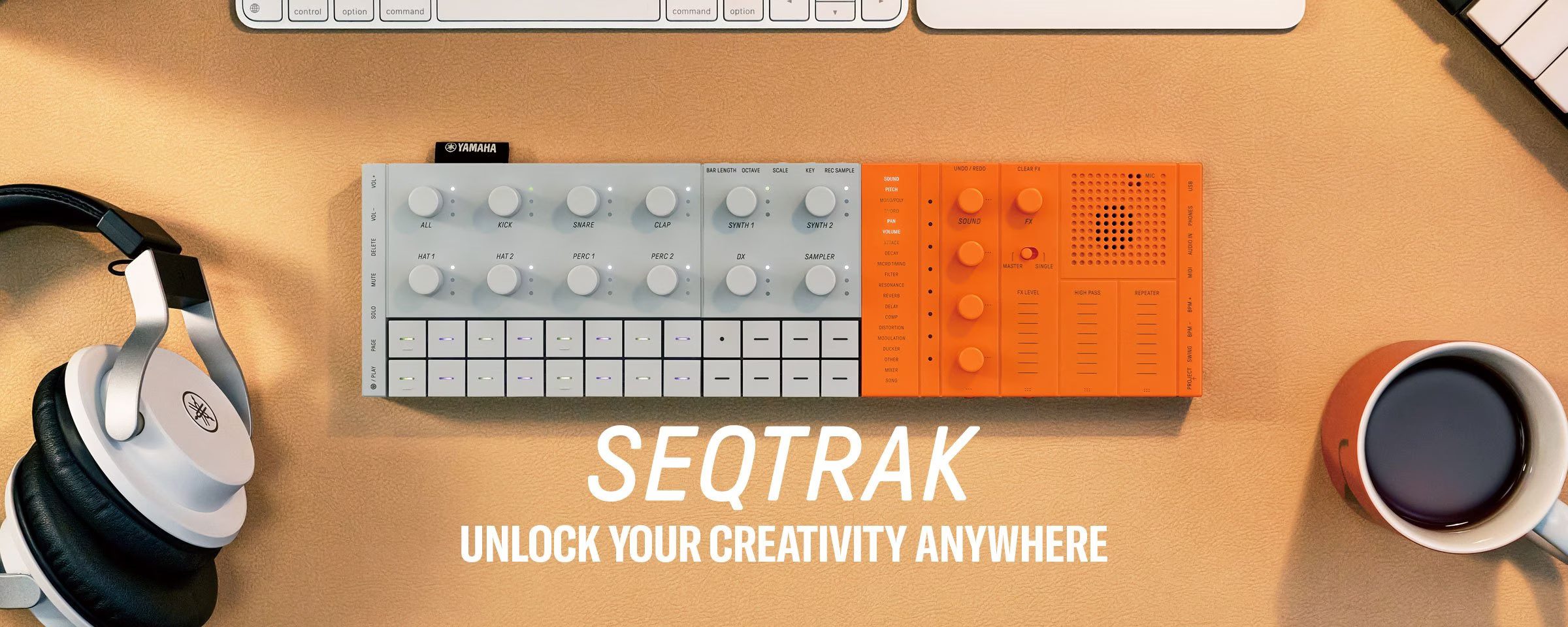 YAMAHAから新たに登場した SEQTRAK は、現代の音楽制作に向けてデザインされた革新的な製品です。柔軟かつ強力なシーケンス機能と、ユーザーが求める高度な表現力を兼ね備えています。このページではSEQTRAKの主な特徴とその魅力についてご紹介します。 CONTENTS直感的な操作性で音楽制作が […]