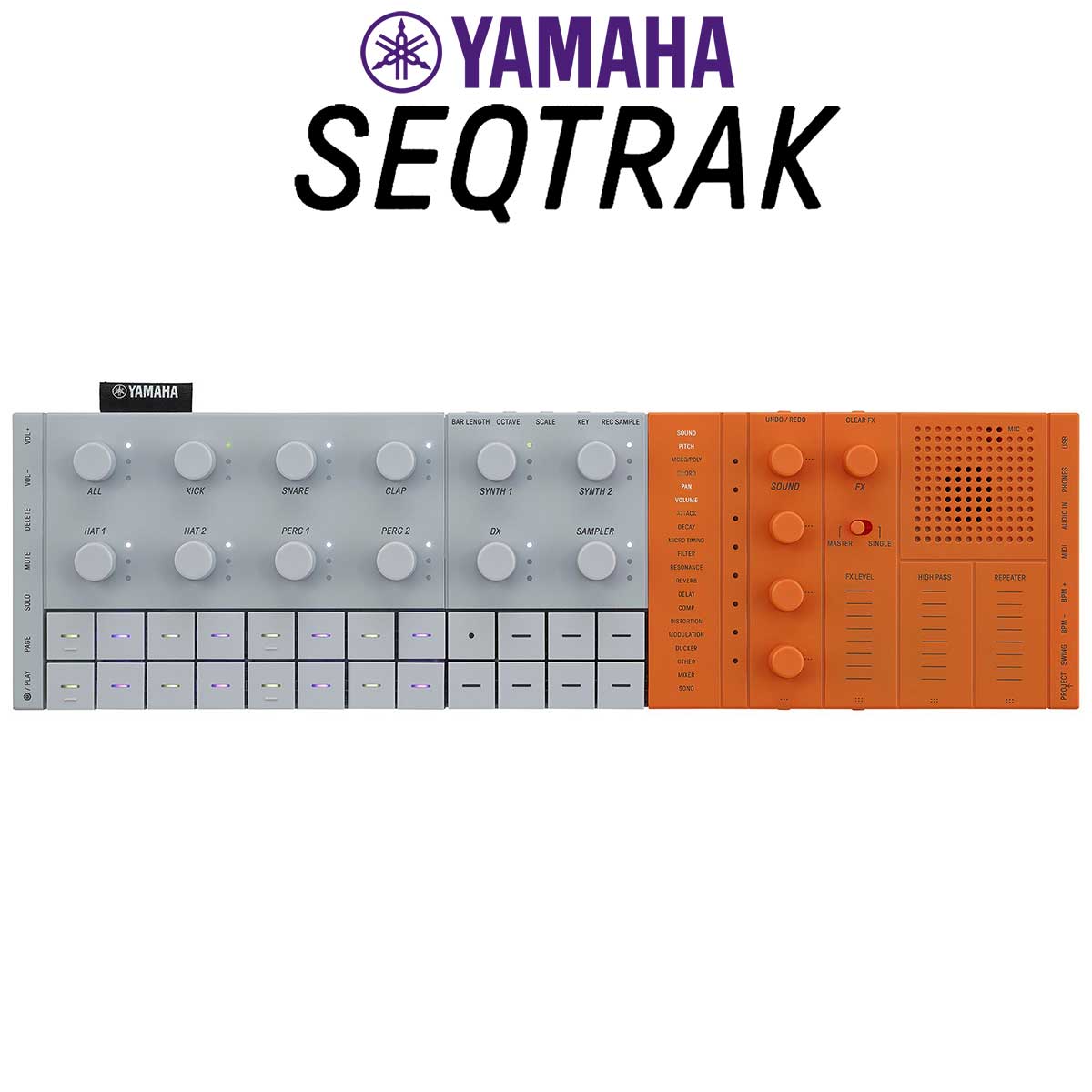 音楽制作ガジェットYAMAHA SEQTRAK ORANGE ミュージックプロダクションスタジオ ヤマハ 【 新宿PePe店 】