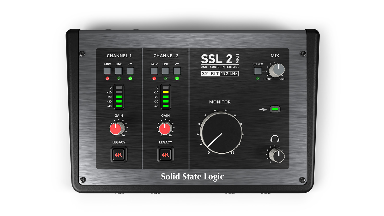 コスパ抜群のオーディオインターフェースSolid State Logic / SSL2 MK2