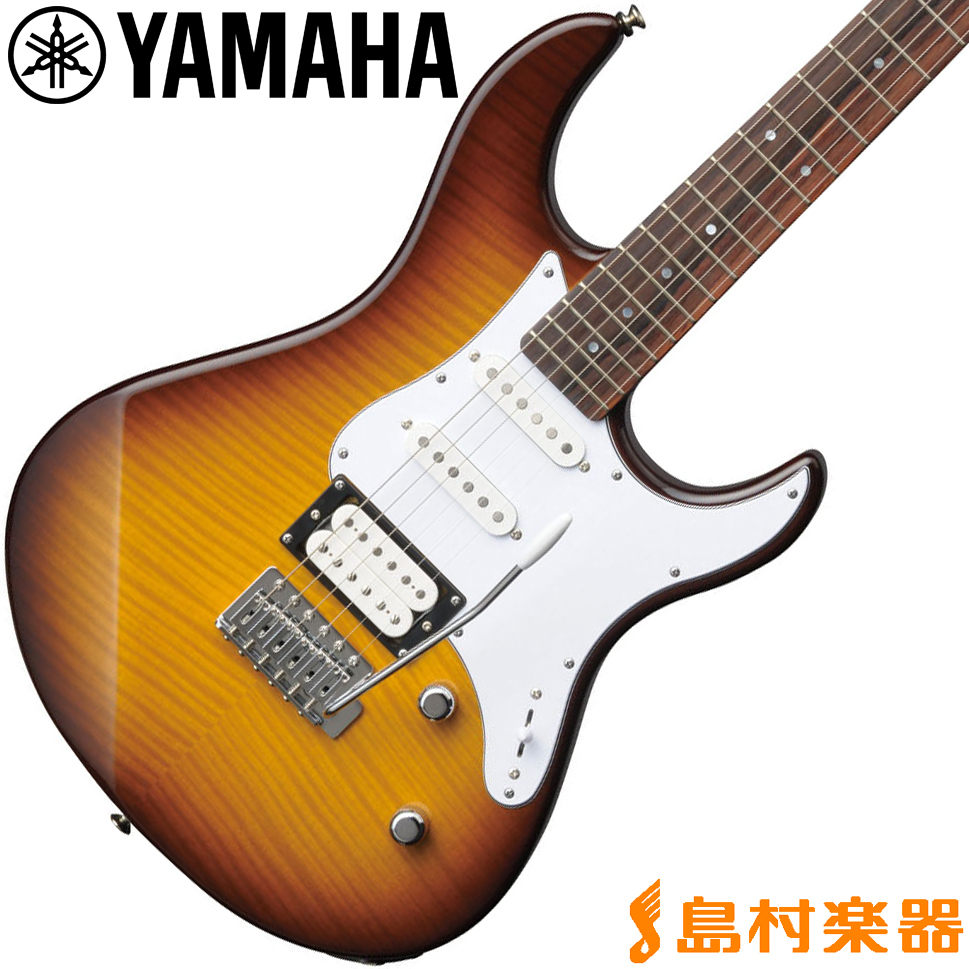 エレキギターPACIFICA212VFM　タバコブラウンサンバースト(TBS)