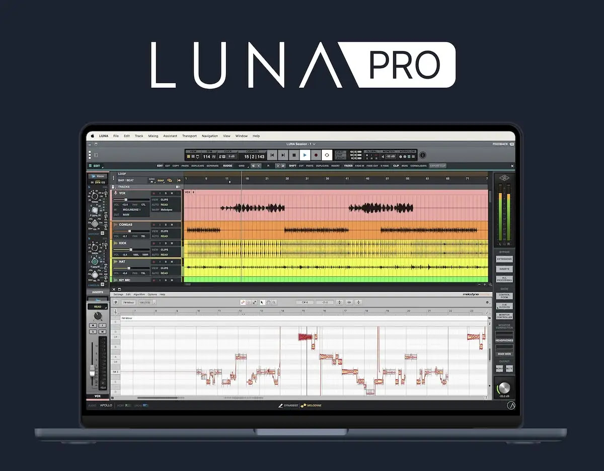 DAWUNIVERSAL AUDIO 【予約受付商品】 LUNA PRO 2.0【2025年10月28日(火)販売開始予定】 ユニバーサルオーディオ 【 エミテラス所沢店 】 (予約商品)